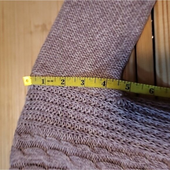 Prince & Fox Sweater XS Raspberry Pink Cable Knit Cotton Blend Slim Fit Cute - Picture 10 of 12
